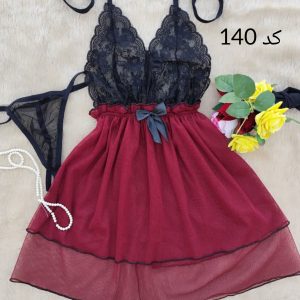 پیراهنی زرشکی کد 140